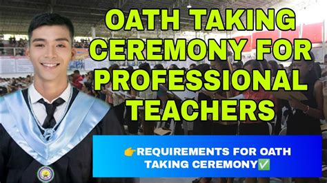 requirements for oath taking